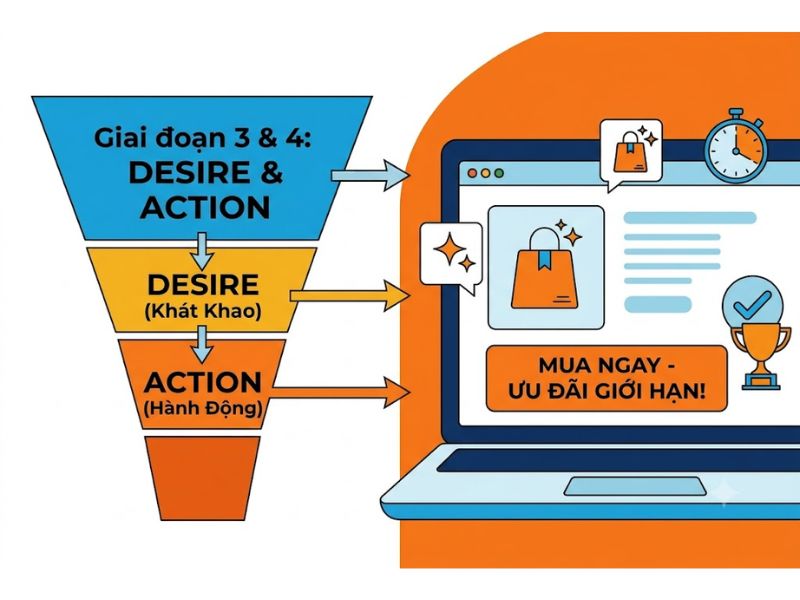 AIDA Là Gì? Ví Dụ Và Ứng Dụng Mô Hình AIDA Trong Marketing
