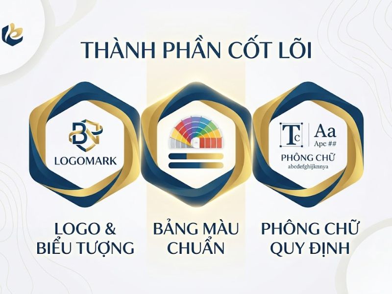 Bộ nhận diện thương hiệu gồm những gì?
