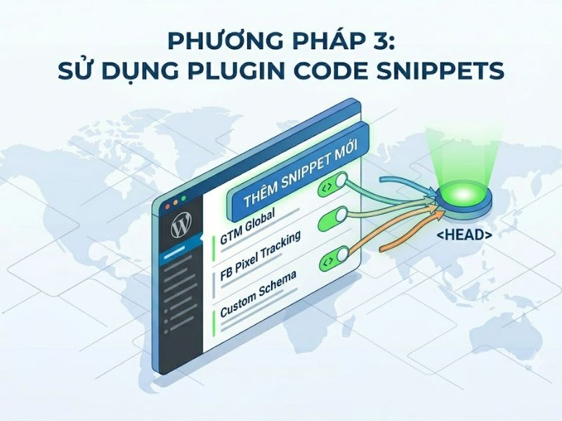 Cách Chèn Code Vào Thẻ Head Của Website WordPress Chuẩn Kỹ Thuật
