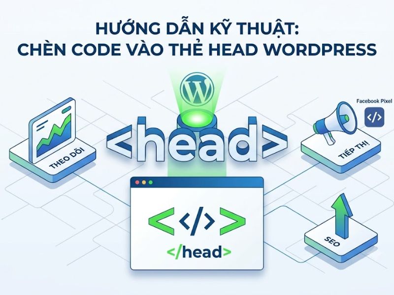Cách Chèn Code Vào Thẻ Head Của Website WordPress Chuẩn Kỹ Thuật