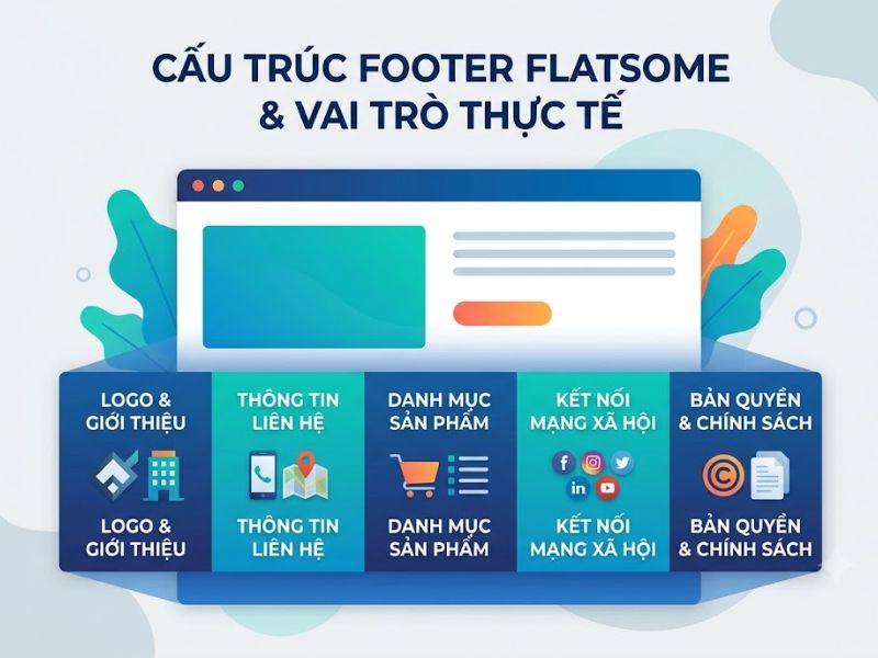 Hướng Dẫn Cách Thay Đổi Footer Trong Flatsome Theme 
