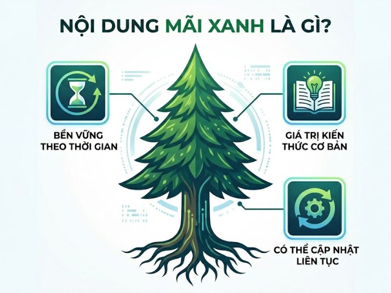 Evergreen Content Là Gì? Hướng Dẫn Xây Dựng Nội Dung Chuẩn SEO Và Tối Ưu AIO
