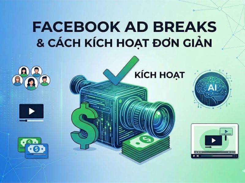Facebook Ad Breaks là gì? Cách kích hoạt kiếm tiền đơn giản