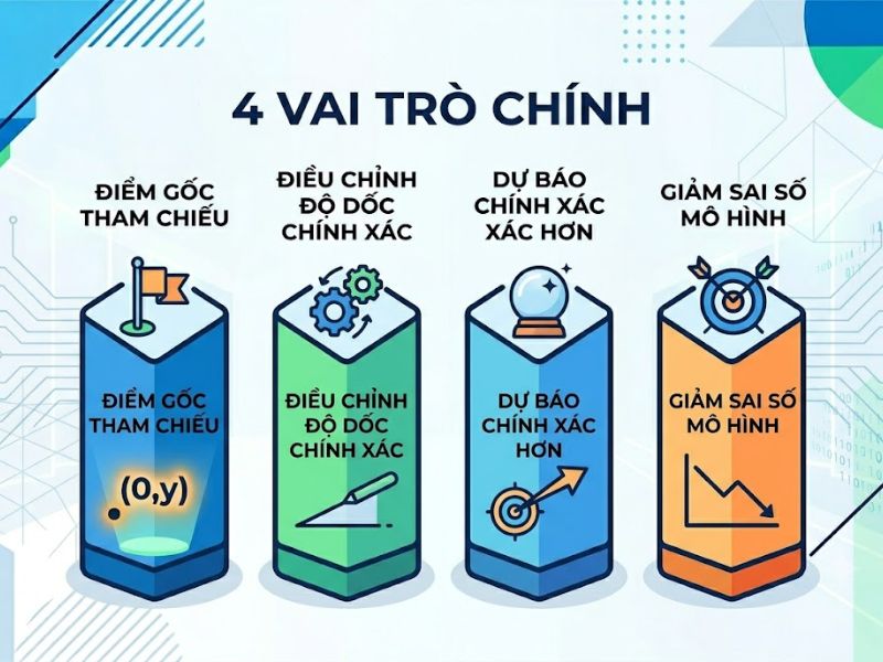 Hệ số chặn là gì? Phân loại và Cách tối ưu trong Hồi quy