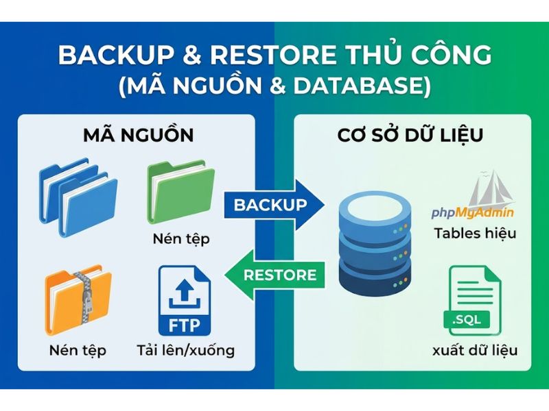 Hướng dẫn Backup và Restore Website WordPress