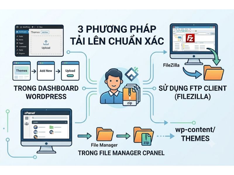 Hướng Dẫn Cài Đặt Flatsome Vào WordPress Chi Tiết Từ A - Z