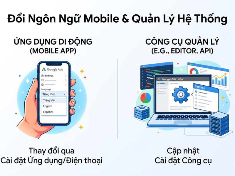 Hướng Dẫn Thay Đổi Ngôn Ngữ Trên Google Ads Chi Tiết 

