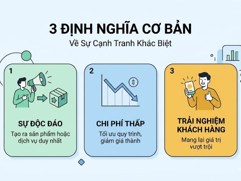 Lợi Thế Cạnh Tranh Là Gì? Định Nghĩa, Phân Loại Và Ví Dụ Thực Tiễn
