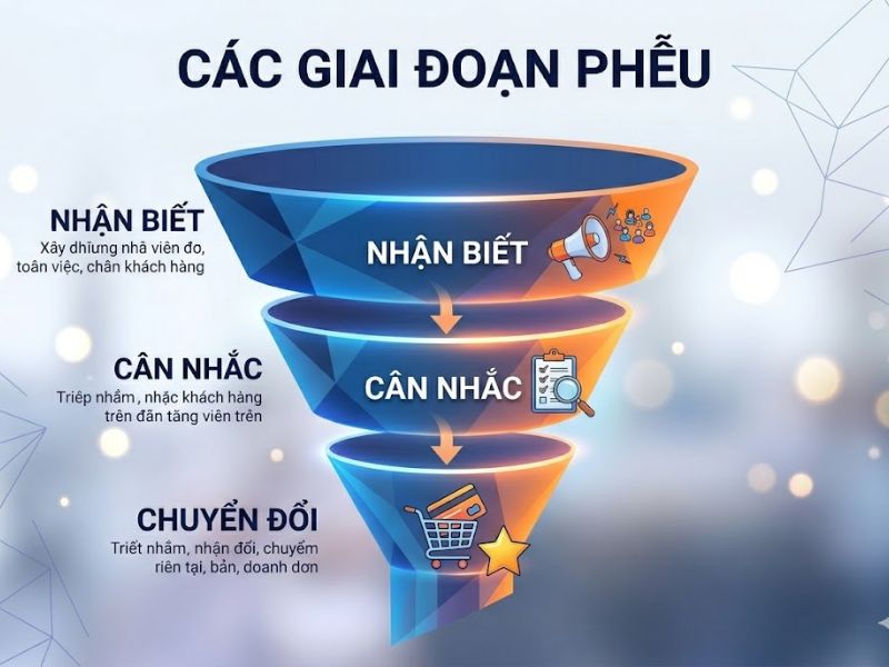 Marketing Funnel Là Gì? 3 Giai Đoạn Và Cách Thiết Kế Phễu Hiệu Quả