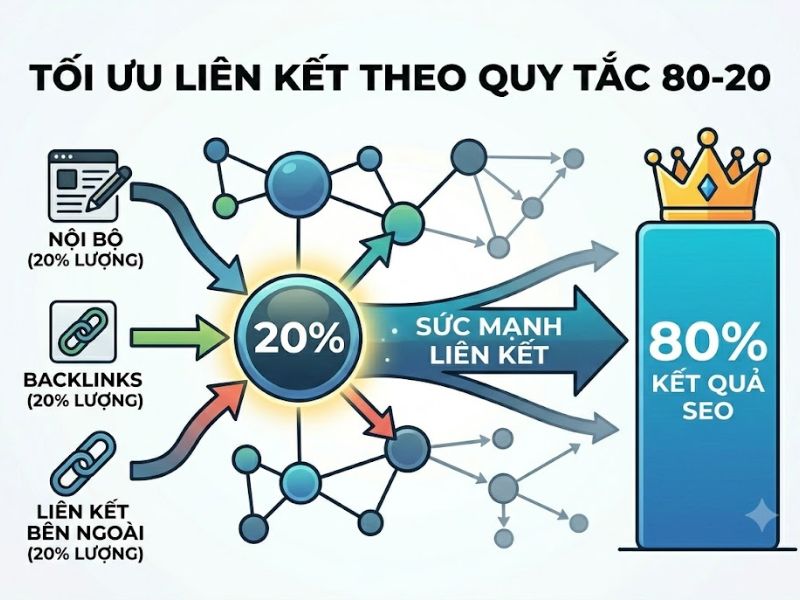Quy tắc 80-20 trong SEO Giúp Tối Ưu Xếp Hạng
