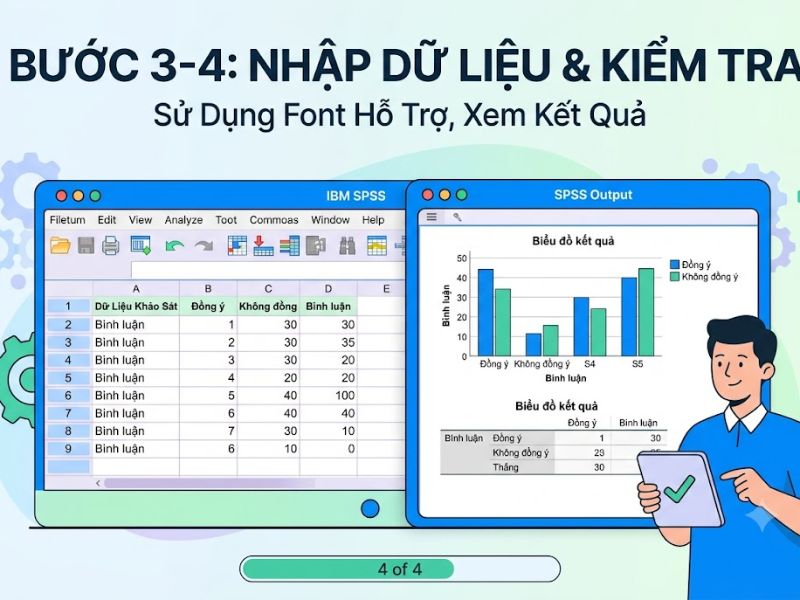 Quy Trình Thiết Lập Tiếng Việt Trong SPSS Chuẩn Xác 
