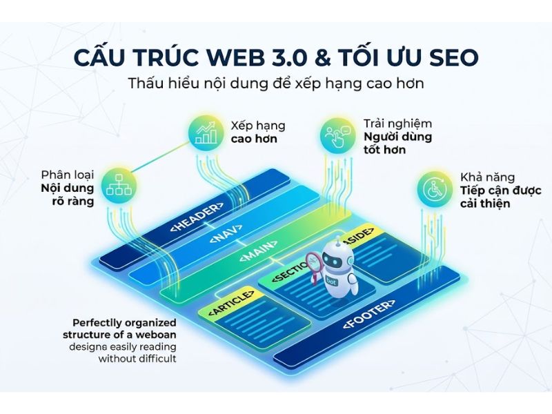 Semantic HTML là gì? Cấu Trúc Mã Nguồn Web 3.0 Và Tối Ưu Hóa SEO