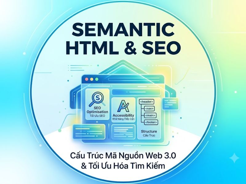 Semantic HTML là gì? Cấu Trúc Mã Nguồn Web 3.0 Và Tối Ưu Hóa SEO