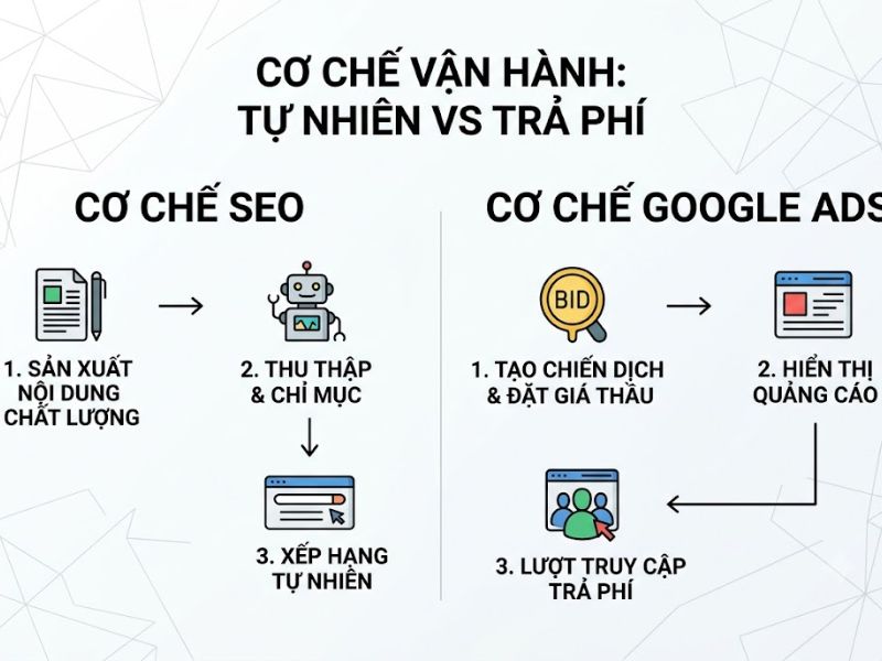 So Sánh SEO Và Google Ads Góc Độ Thẩm Quyền Chủ Đề
