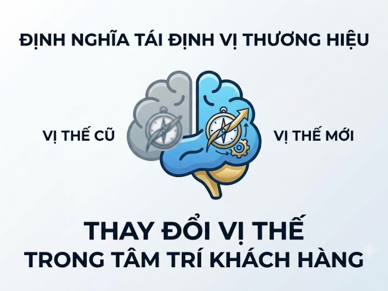 Tái định vị thương hiệu là gì? Chiến lược & Quy trình 
