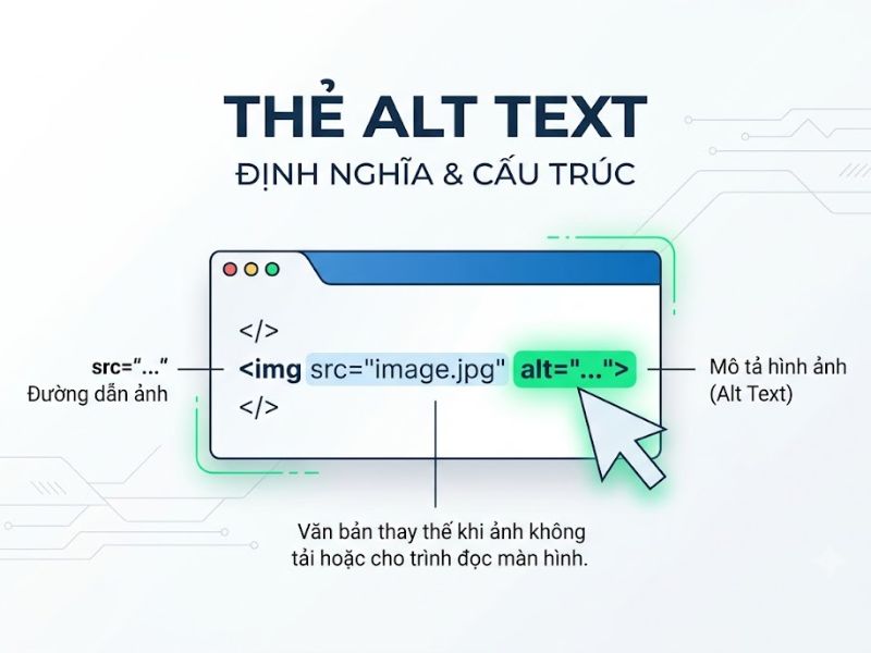 Thẻ Alt Text Là Gì? Kỹ Thuật Tối Ưu Hình Ảnh Chuẩn Semantic SEO 
