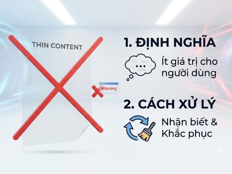 Thin Content Là Gì? Cách nhận biết và khắc phục lỗi nội dung mỏng