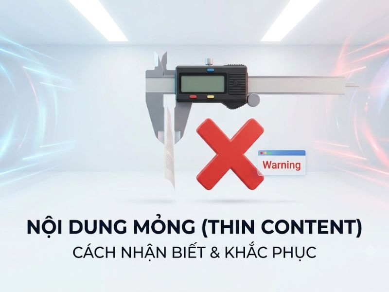 Thin Content Là Gì? Cách nhận biết và khắc phục lỗi nội dung mỏng