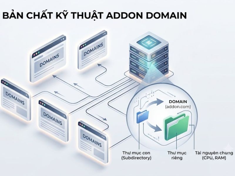 Addon Domain là gì? Tối Ưu SEO Và Hướng Dẫn Cài Đặt 
