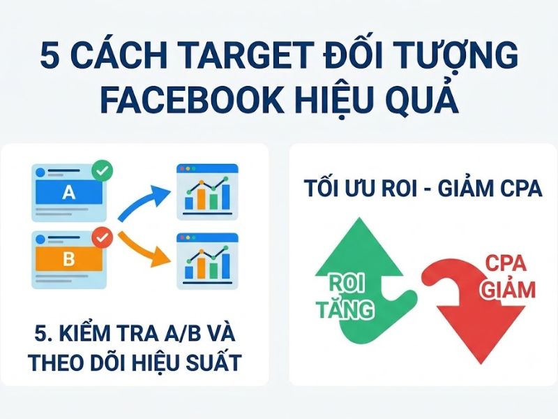 Cách target đối tượng Facebook Tối ưu ROI và Giảm CPA
