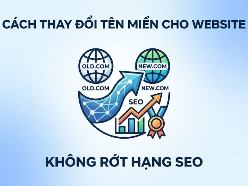 Cách Thay Đổi Tên Miền Cho Website Không Rớt Hạng SEO