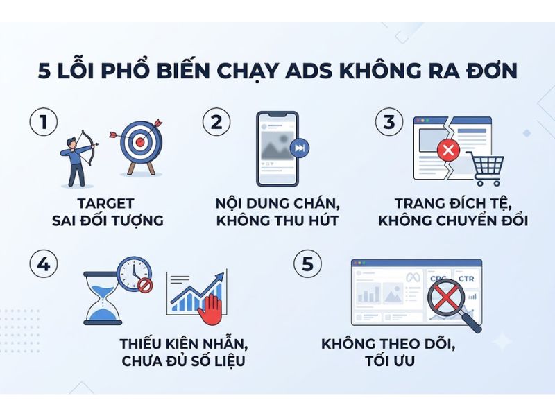 Chạy Quảng Cáo Facebook Không Ra Đơn? Cách Giải Quyết