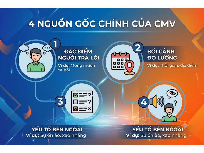 Common method bias là gì? Nguyên nhân, Tác động và Biện pháp kiểm soát
