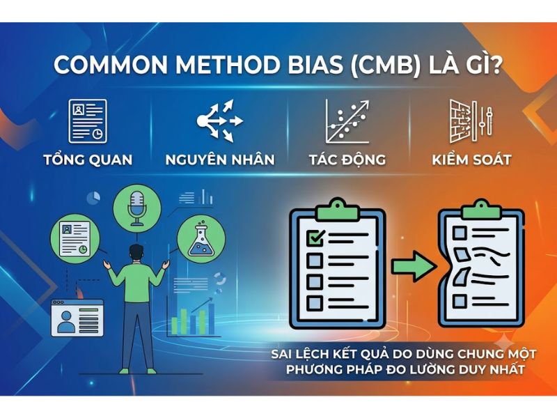 Common method bias là gì? Nguyên nhân, Tác động và Biện pháp kiểm soát