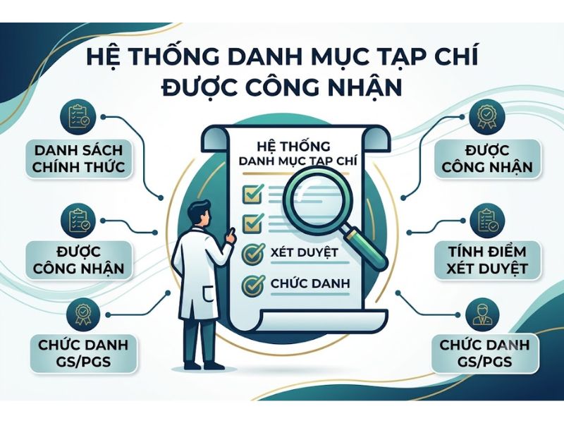 Danh mục tạp chí khoa học được tính điểm 
