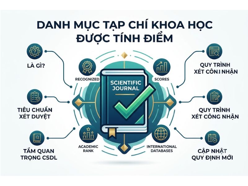 Danh mục tạp chí khoa học được tính điểm