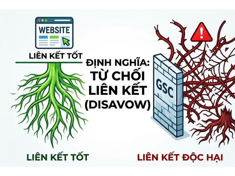 Disavow Backlinks là gì? Cách Gỡ Phạt Và Bảo Vệ Topical Authority
