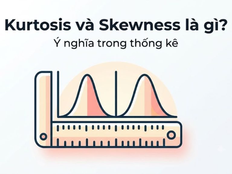 Độ nhọn (Kurtosis) là gì? Ý nghĩa của chỉ số Kurtosis và Skewness trong thống kê