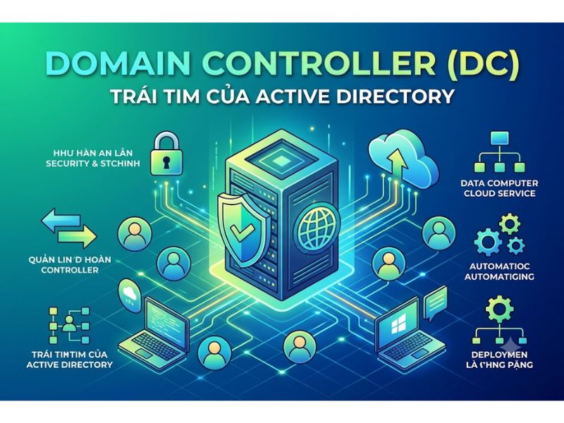 Domain Controller Là Gì? Chức năng, lợi ích và cách triển khai