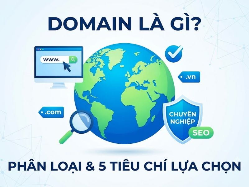 Domain là gì? Phân loại & 5 Tiêu Chí Lựa Chọn