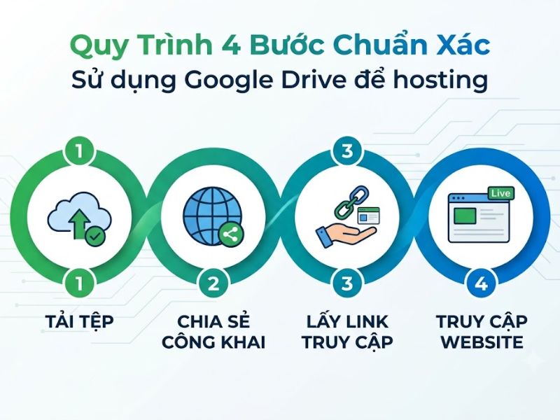 Sử Dụng Google Drive Làm Hosting Miễn Phí Cho Website