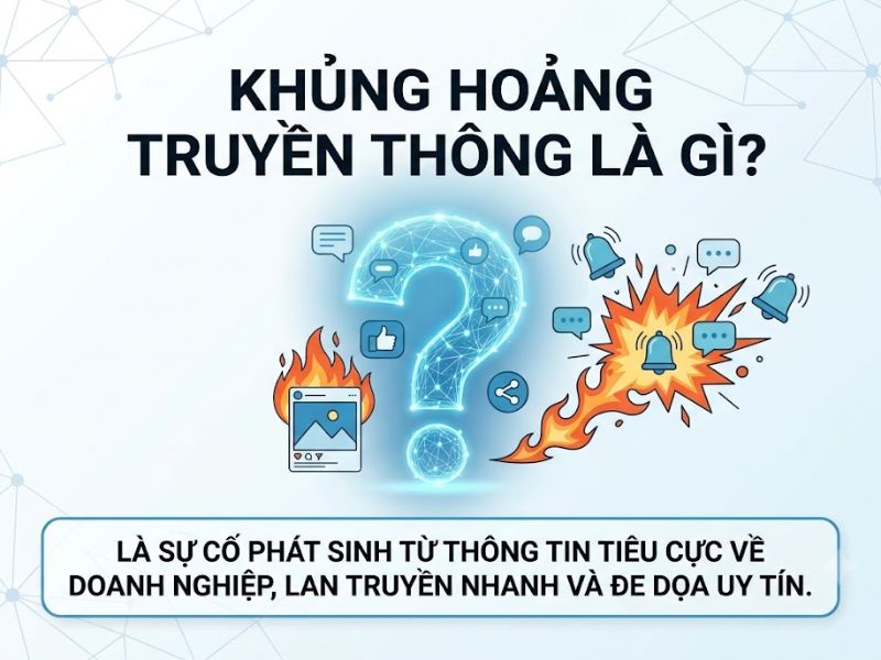 Khủng hoảng truyền thông là gì? Quy trình xử lý hiệu quả cho Doanh nghiệp