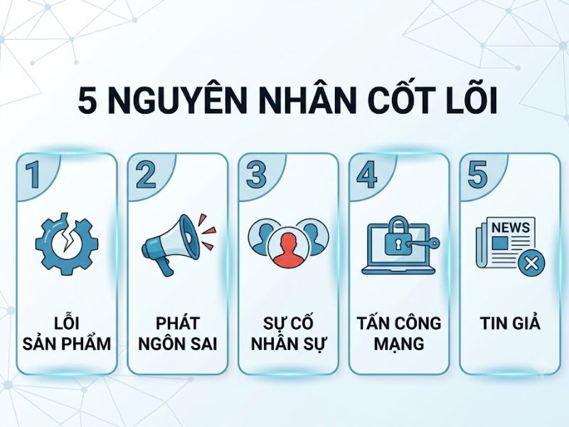 Khủng hoảng truyền thông là gì? Quy trình xử lý hiệu quả cho Doanh nghiệp