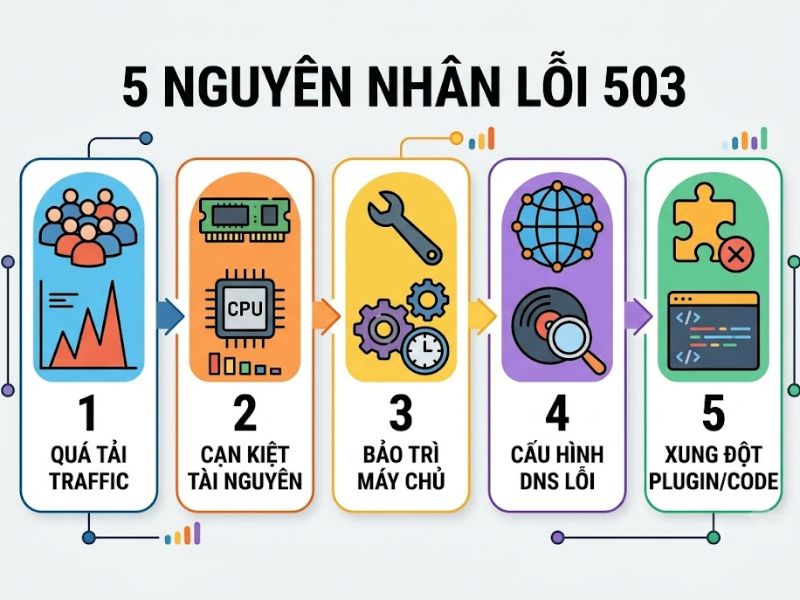 Lỗi 503 Service Unavailable là gì? Nguyên nhân và khắc phục

