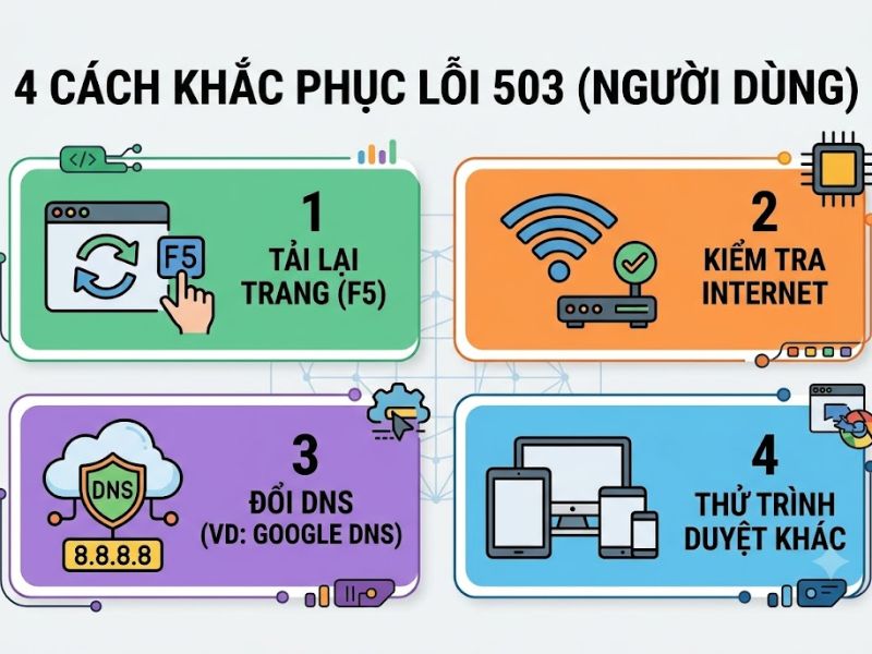 Lỗi 503 Service Unavailable là gì? Nguyên nhân và khắc phục
