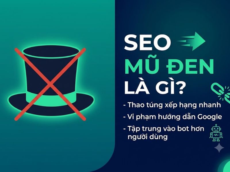 SEO Mũ đen là gì? 9 Kỹ thuật nhận diện hệ thống SEO Mũ đen
