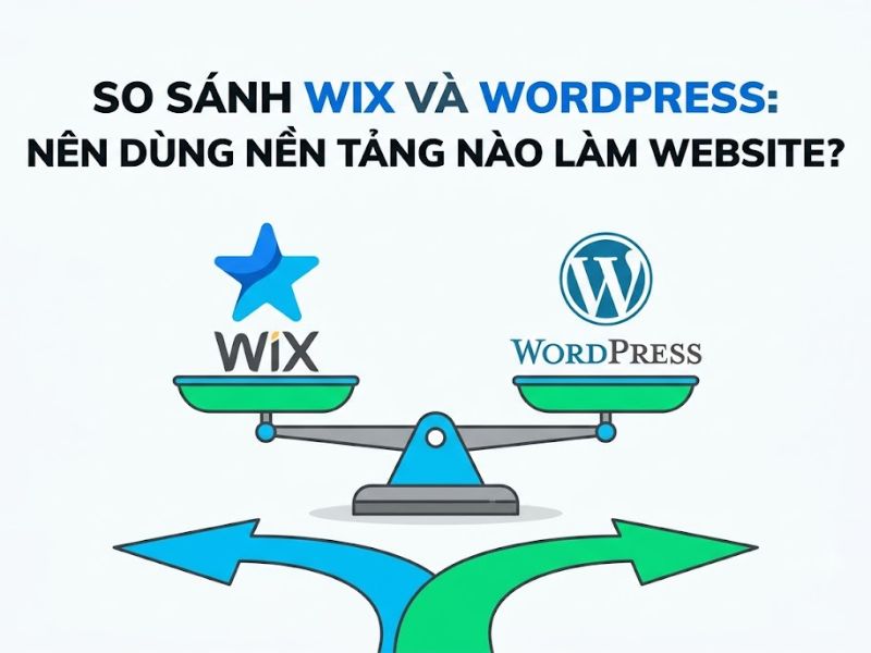 So sánh Wix và WordPress: Nên dùng nền tảng nào làm website?