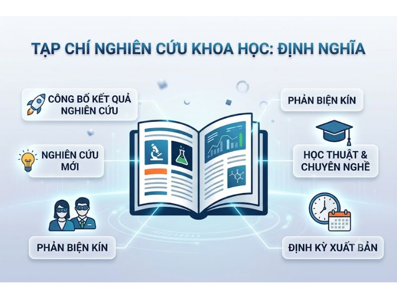 Tạp chí nghiên cứu khoa học là gì? Tiêu chuẩn, Phân loại và Quy trình xuất bản