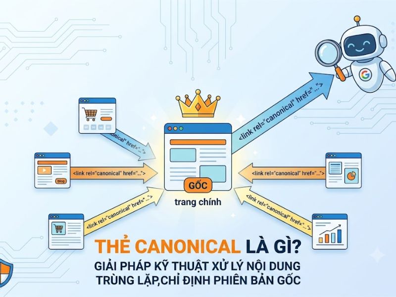Thẻ Canonical là gì? Hướng dẫn kỹ thuật và chiến lược chuẩn SEO