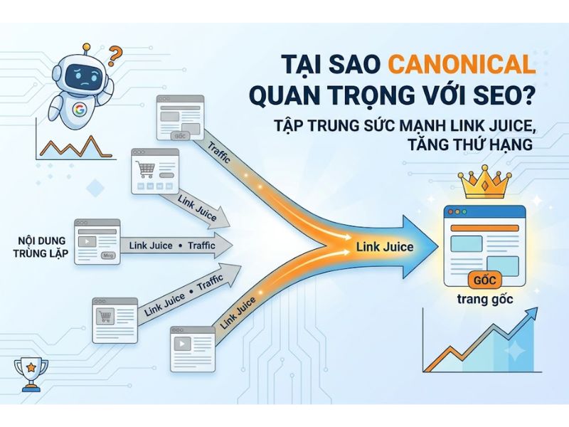 Thẻ Canonical là gì? Hướng dẫn kỹ thuật và chiến lược chuẩn SEO