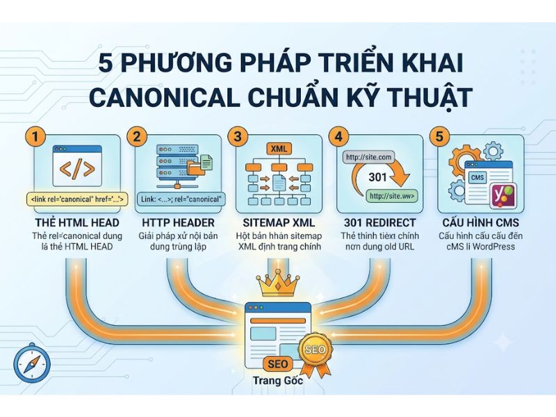 Thẻ Canonical là gì? Hướng dẫn kỹ thuật và chiến lược chuẩn SEO