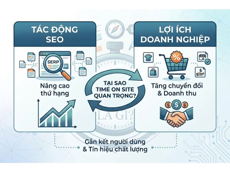 Time on Site là gì? Tối ưu thời gian lưu lại trên trang chuẩn SEO và Analytics
