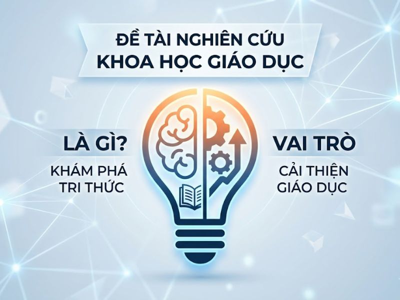 30+ Đề Tài Nghiên Cứu Khoa Học Giáo Dục
