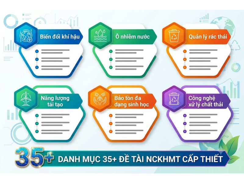 35+ Đề Tài Nghiên Cứu Khoa Học Môi Trường
