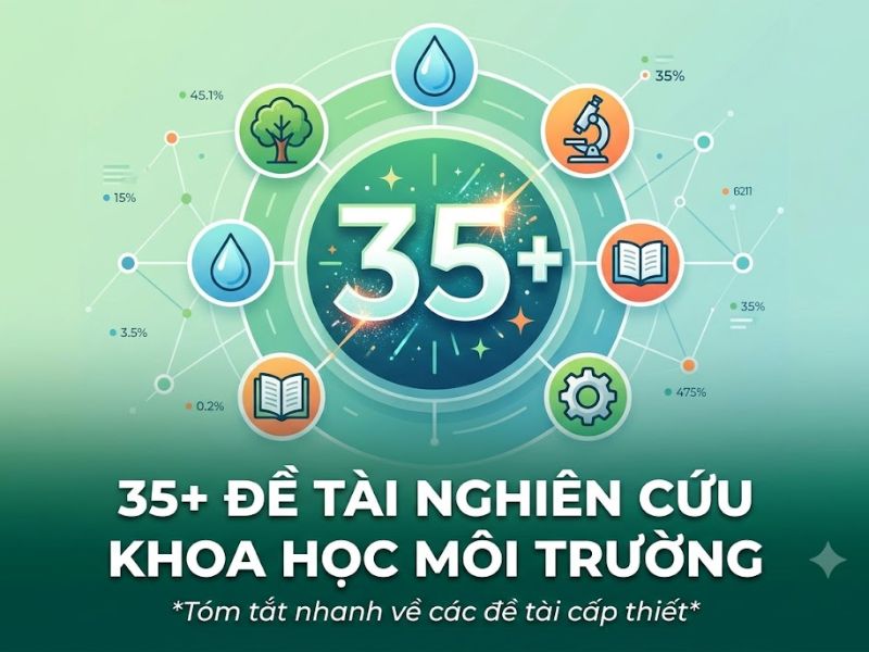 35+ Đề Tài Nghiên Cứu Khoa Học Môi Trường