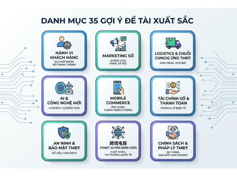 Đề Tài Nghiên Cứu Khoa Học Thương Mại Điện Tử
